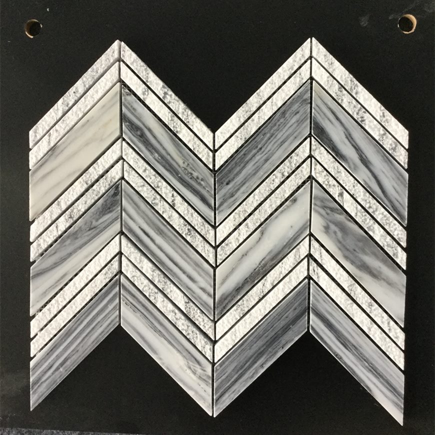 Black And White Marble Subway Tile