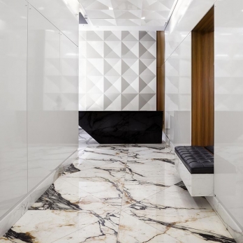 Polished calacatta marble Oro