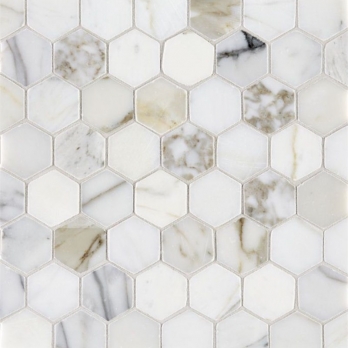 Calacatta gold marble mosaic tile