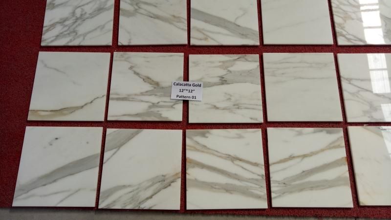 Promotion! Calacatta Gold Tile 12x12x3/8”  